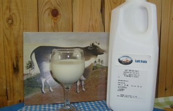 Lait entier frais, pasteurisé non homogénéisé